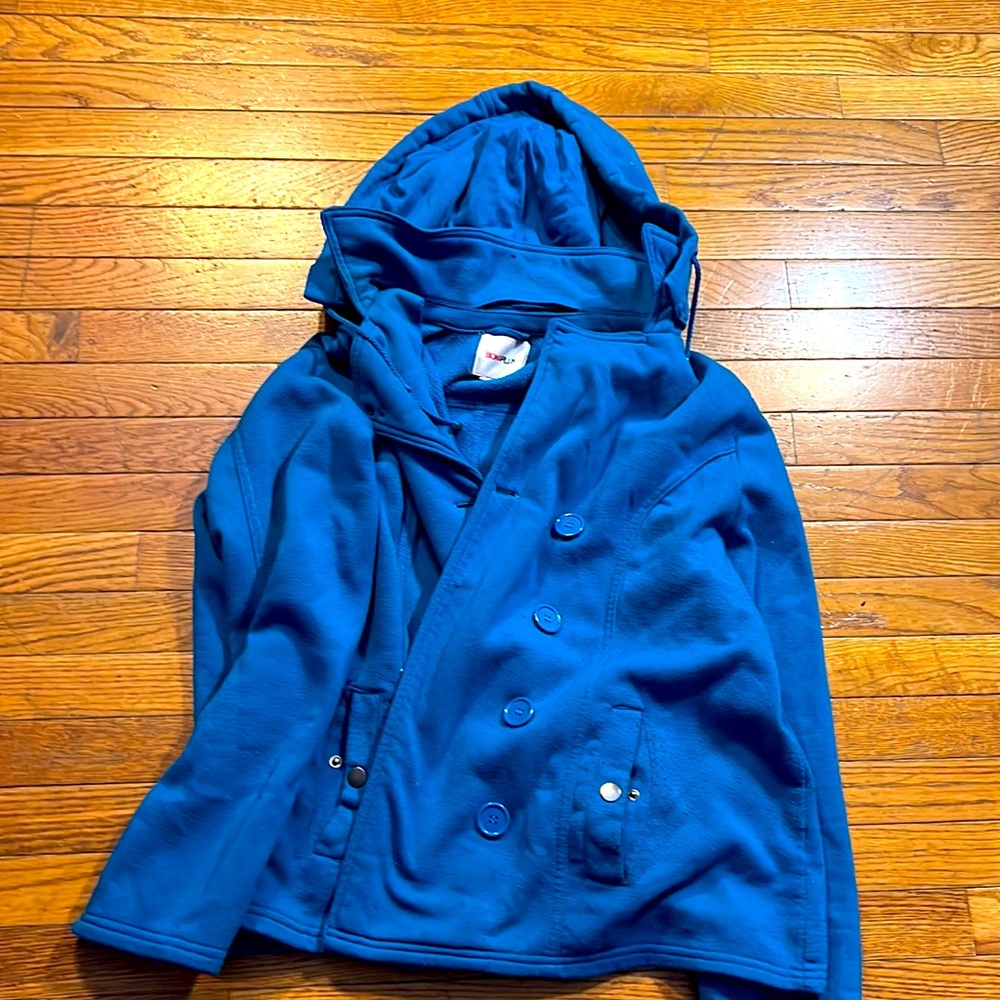 Blue Jacket with Hoodie